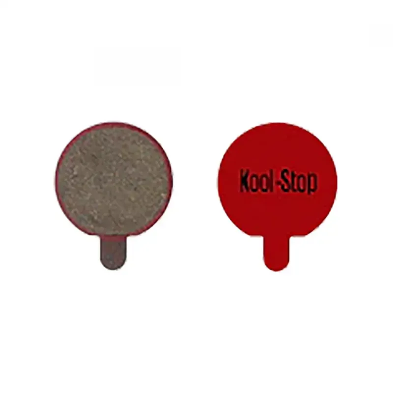 Koolstop Zoom Organic/Steel Disk Brake Pads in Silver/Red