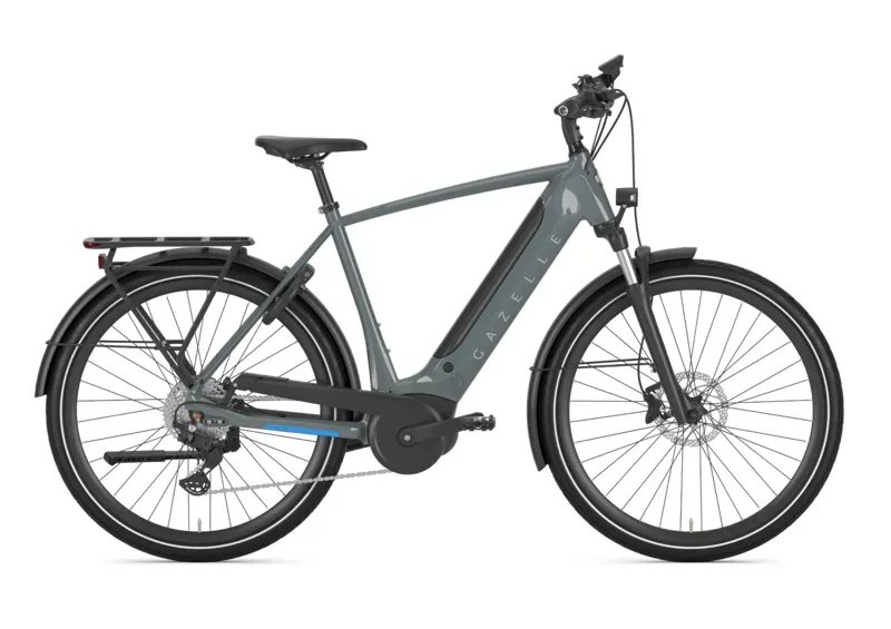 Gazelle Ultimate T10 High-Step E-Road Bike In Thunder Gray