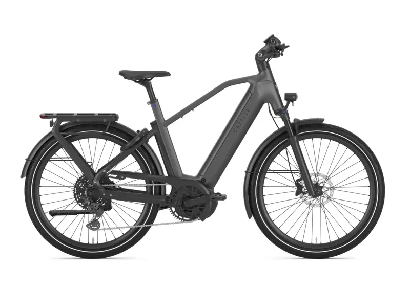 Gazelle Eclipse T11+ High-Step E-Road Bike In Anthracite Gray