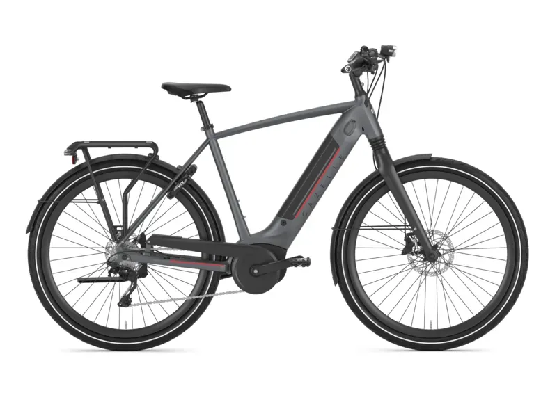 Gazelle Ultimate T10 High-Step E-Road Bike In Cloud Gray Matt