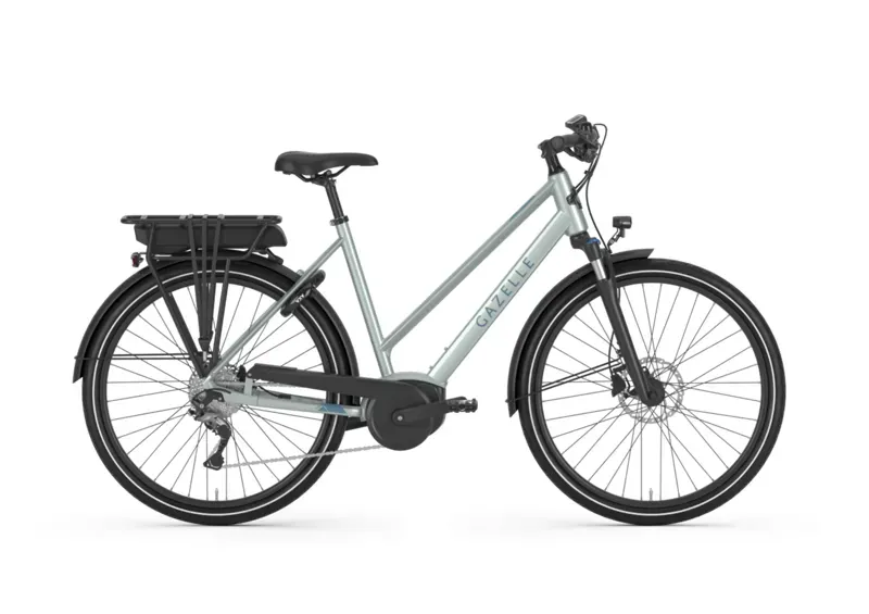 Gazelle Medeo T9 Low-Step E-Road Bike In Iced Blue