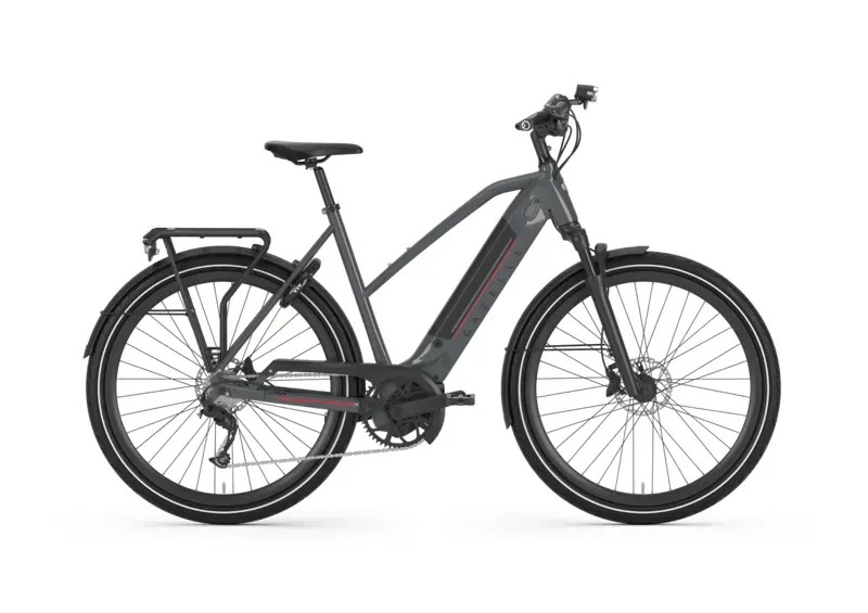 Gazelle Ultimate T10+ Mid-Step E-Road Bike In Cloud Gray