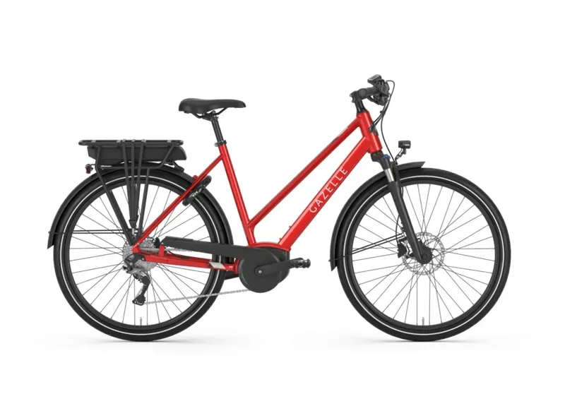 Gazelle Medeo T9 Low-Step E-Road Bike In Champion Red