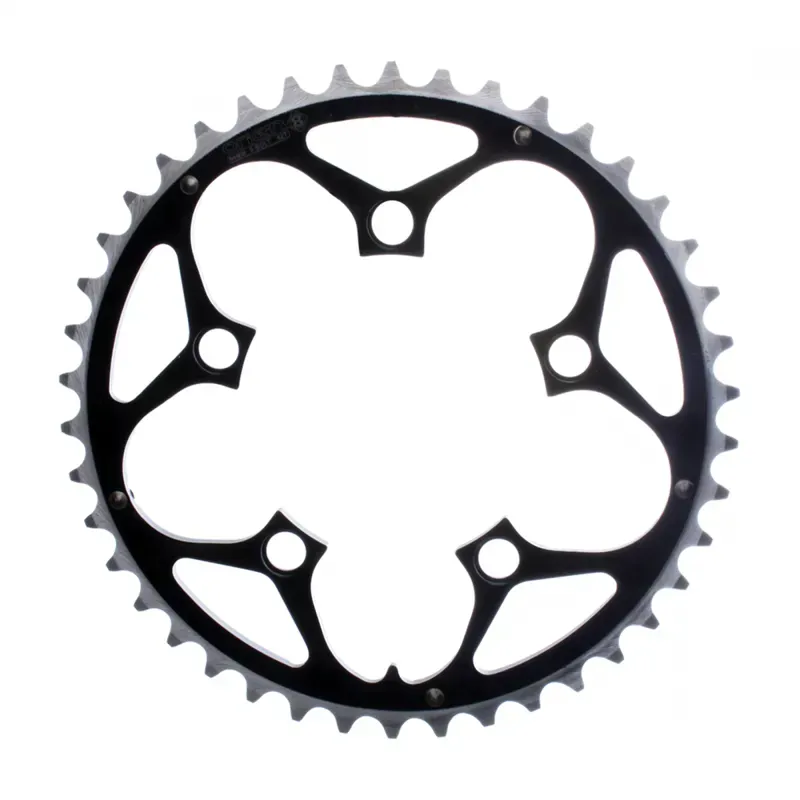 Origin8 94mm 42T Alloy Ramped Chainring in Black/Silver