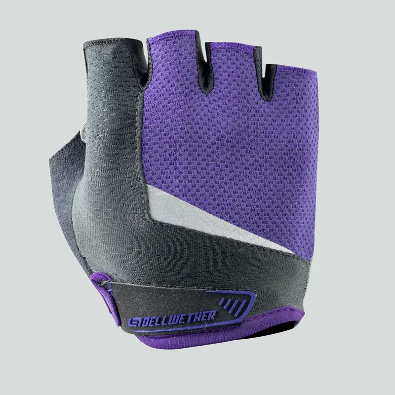 Bellwether Women's Ergo Gel Short Finger Gloves in Purple