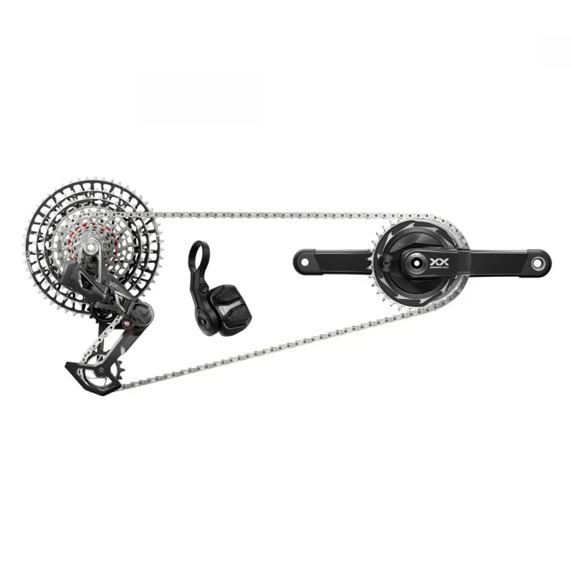 SRAM XX SL T-Type Eagle AXS 175mm Power Meter Groupset in Black