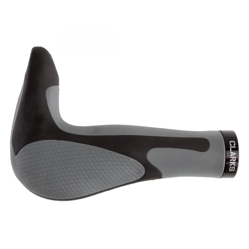Clarks 205 Ergonomic Grips w/BarEnds in Black/Gray