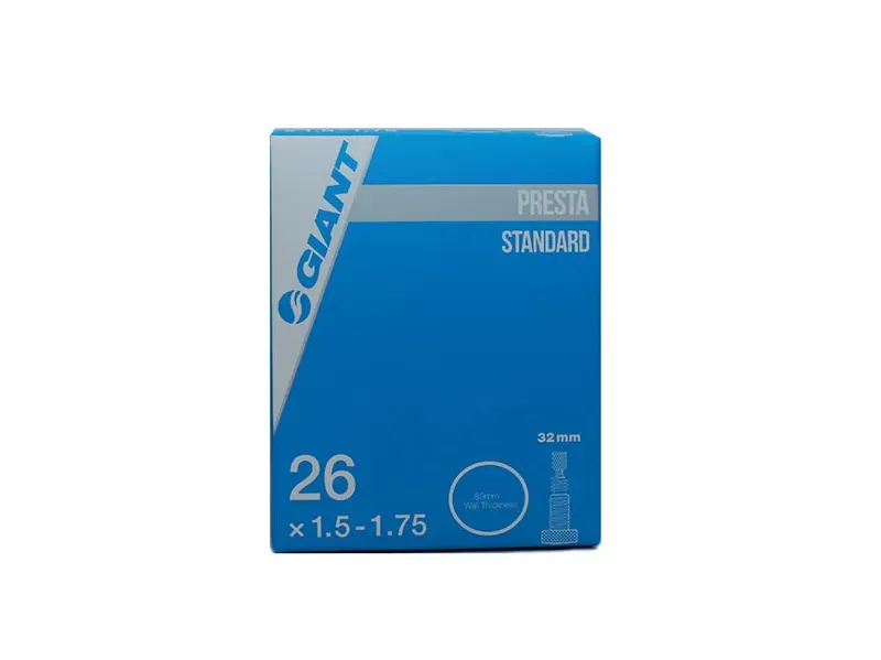 Giant 26x1.5-1.75-inch 32mm Presta Valve Inner Tube in Black