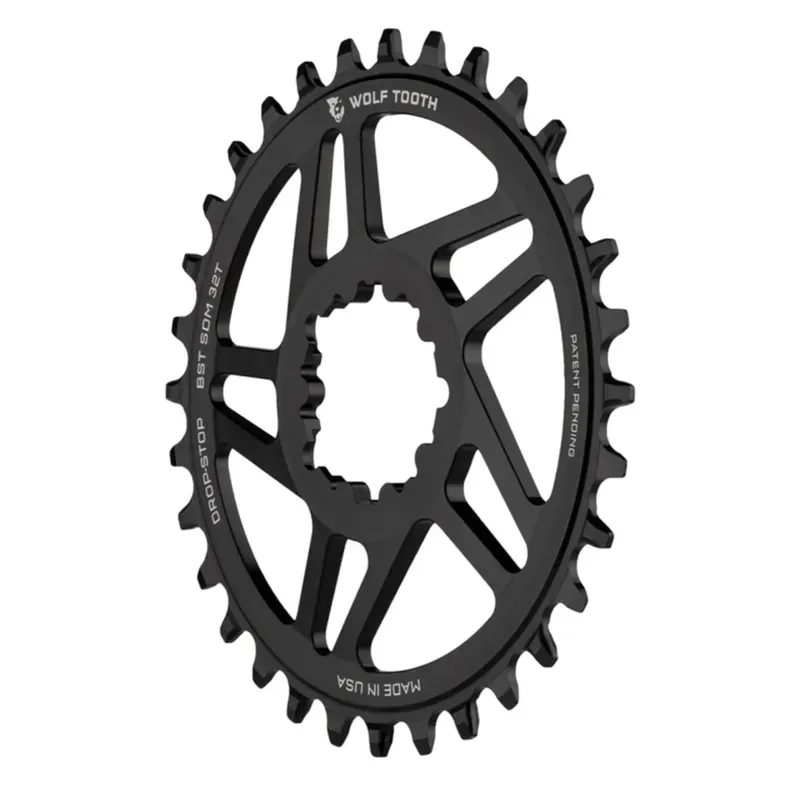 Wolf Tooth SRAM Direct Mount 34-tooth 3mm Boost MTB Chainring in Black