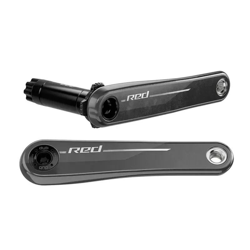 SRAM Red Wide E1 165mm 8-bolt DM Crank Arms in Black