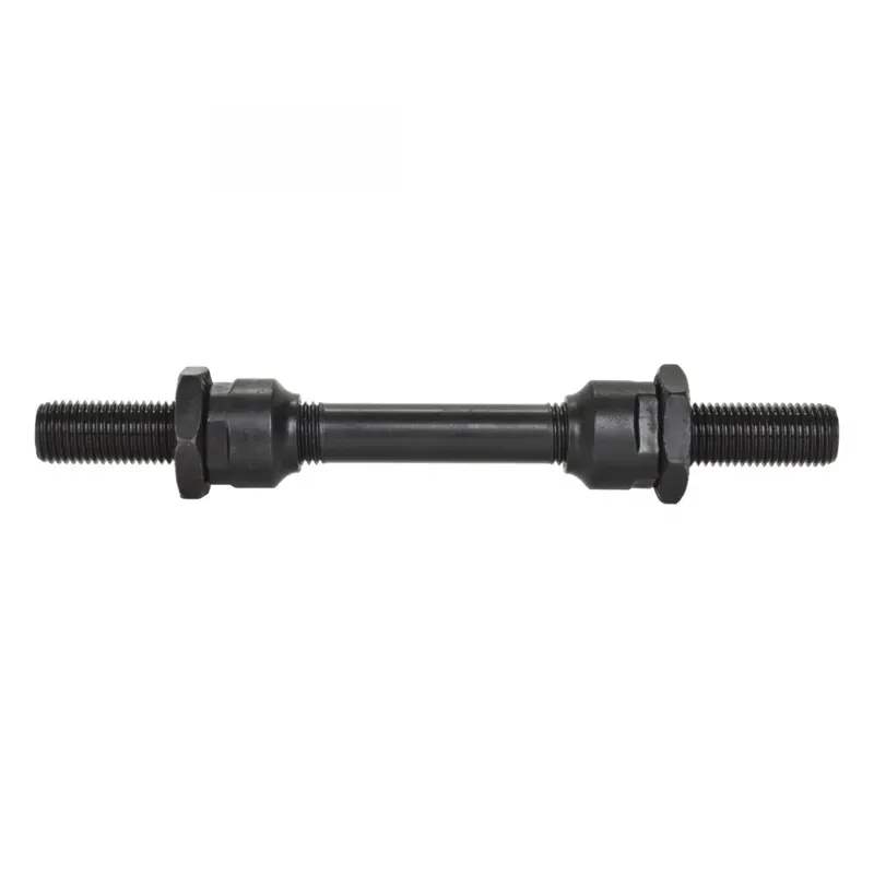 Wheel Master QR 9x1x100x108mm Cr-Mo Front Axle Set in Black