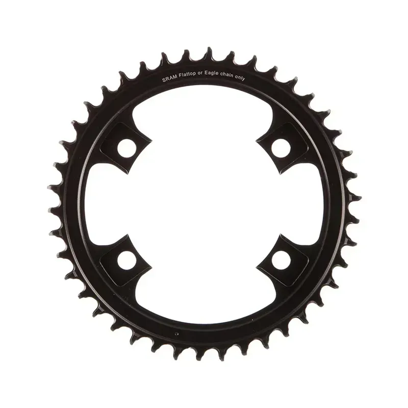 SRAM X-Sync 2 107mm 42-tooth 12-speed 4-bolt Road Chainring in Black-1