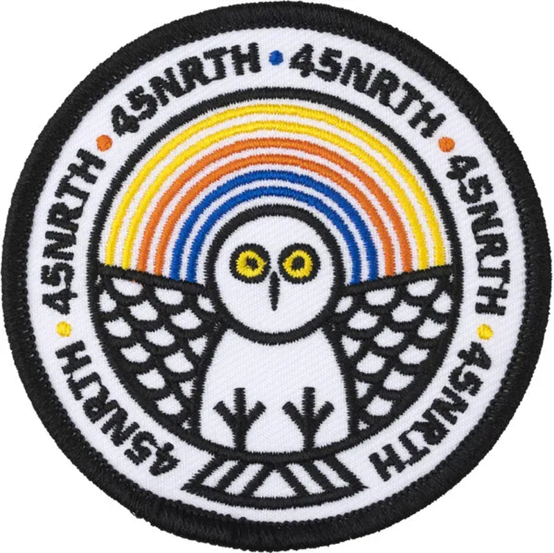 45NRTH Winter Wonder Patch in White/Goldenrod/Orange/Blue