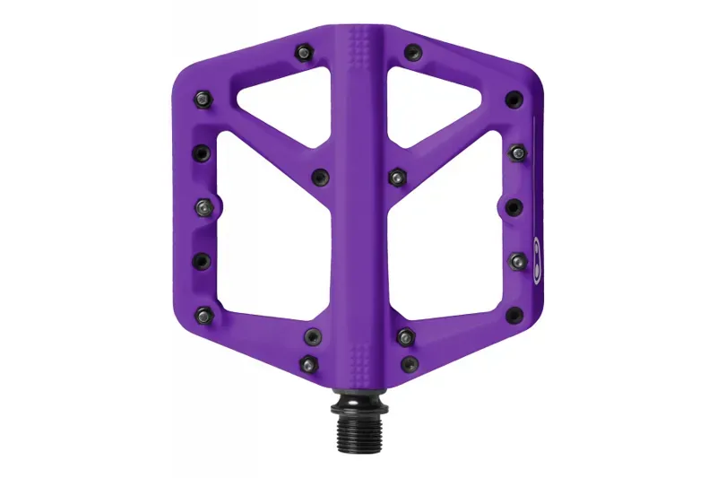 Crank Brothers Stamp 1 Pedals - Platform Composite 9/16 Purple Large Purple