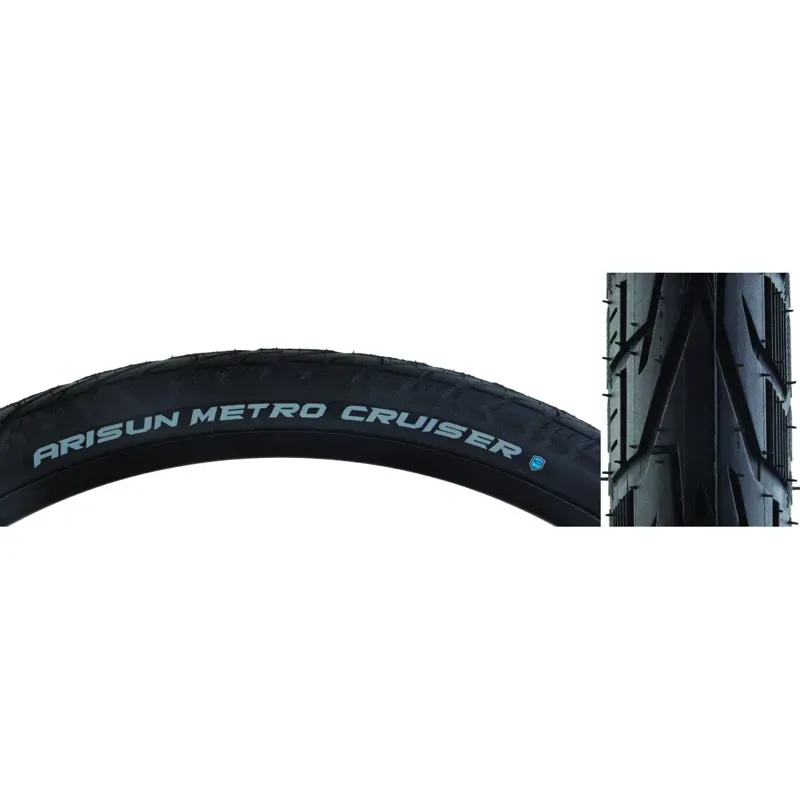 Arisun Metro Cruiser 60-tpi 700x32c KD Wire Tire in Black