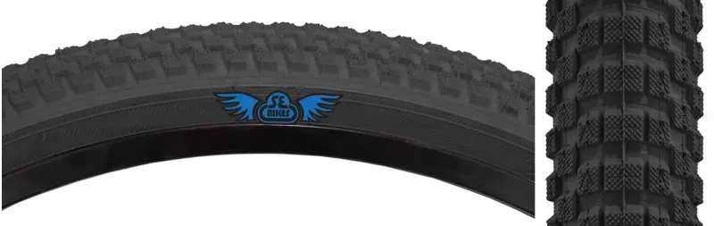 SE Bikes Cub 24x2.0-inch Wire BMX Tire in Black/Black