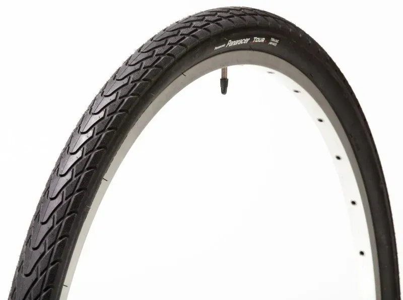 Panaracer Urban Tour 700x42c Wire Bead Tire in Black w/Reflective Sidewall