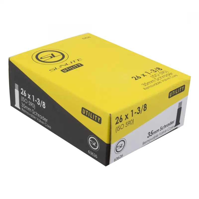 Sunlite Utili-T SV35 Inner Tube - 37mm 26x1-3/8-inch
