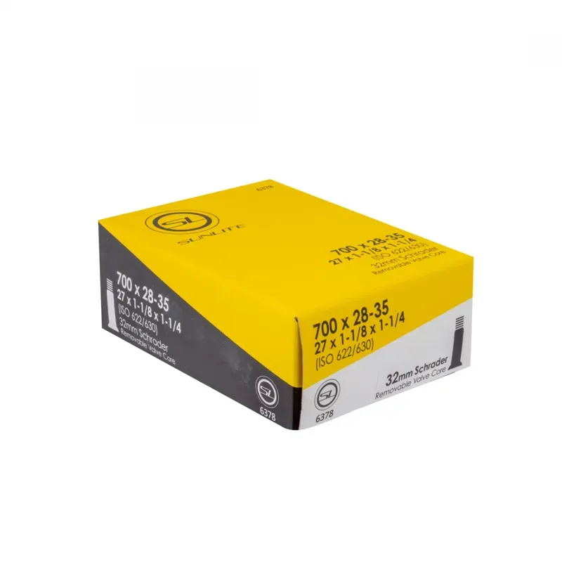 Sunlite Schrader Valve Inner Tube - SV32 30mm 700x28-35 27x1-1/8x1-1/4