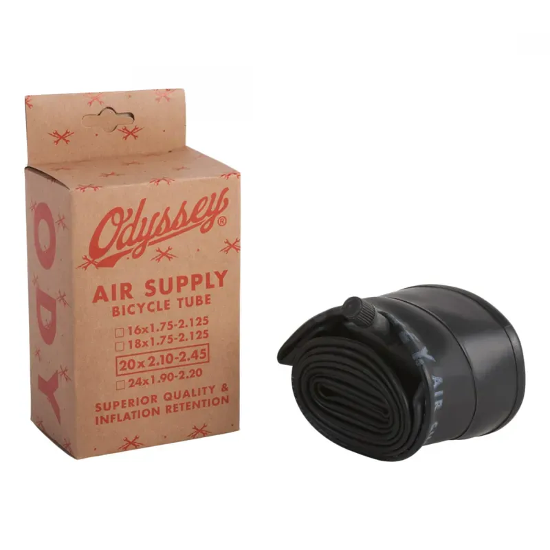 Odyssey Air Supply 20x2.1-2.45 SV Inner Tube in Black