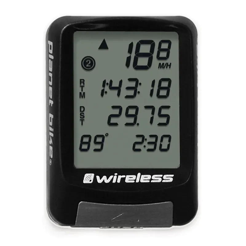 Planet Bike Protege 9.0 Wireless Cycle Computer in Black