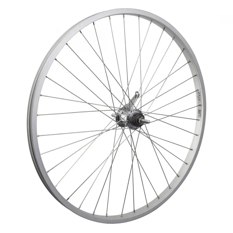 Wheel Master Alloy Cruiser/Comfort 26x1.75 Rear Wheel in Silver