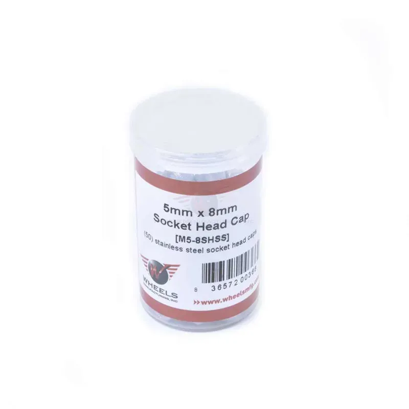 Wheels Manufacturing Stainless Steel M5 Bolts in Silver-1