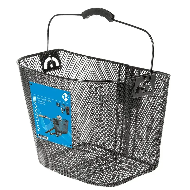 M-Wave BA-F Clip Stem Front Basket In Black-2