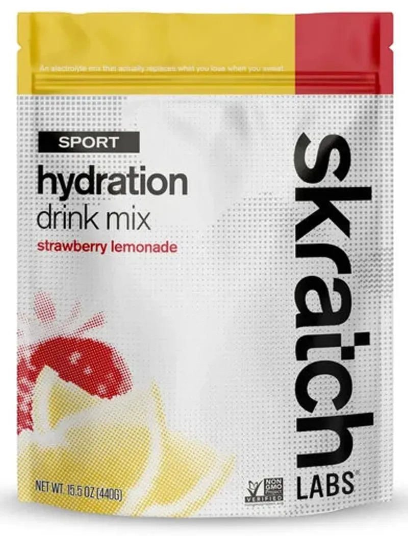 Skratch Labs Sport Hydration Drink Mix in Strawberry/Lemonade
