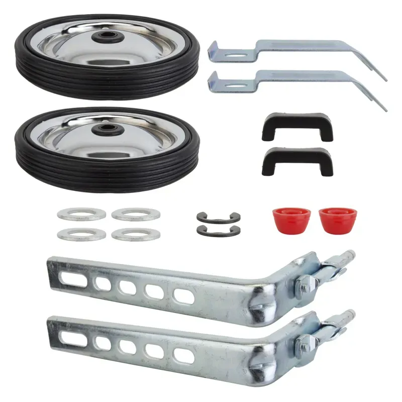 Sunlite 12-20-inch Plastic Training Wheels in Black/Silver