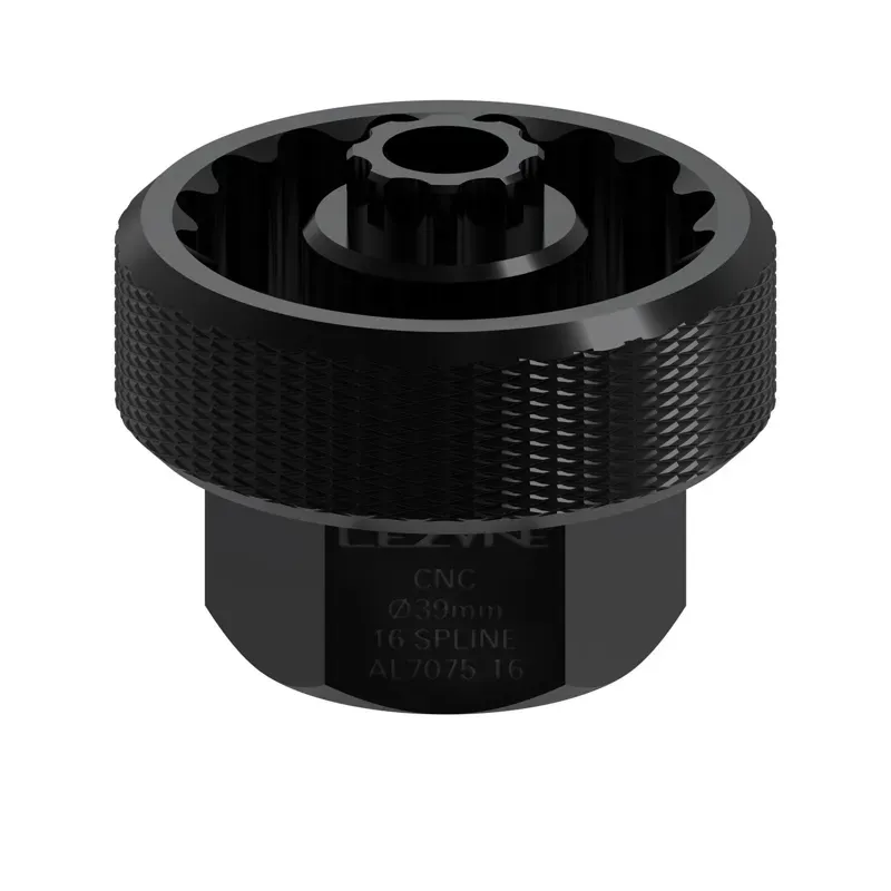 Lezyne CNC Alloy 39mm/16 Spline Bottom Bracket Tool in Black