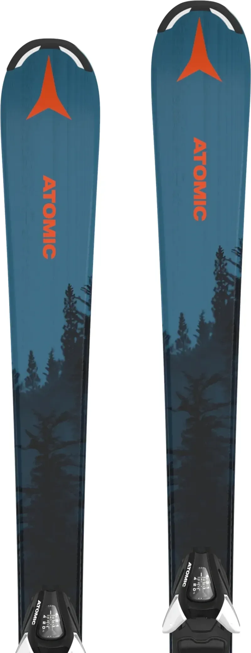 Atomic Maverick Jr 130-150 + C 5 GW Ski in Gray/Red-1