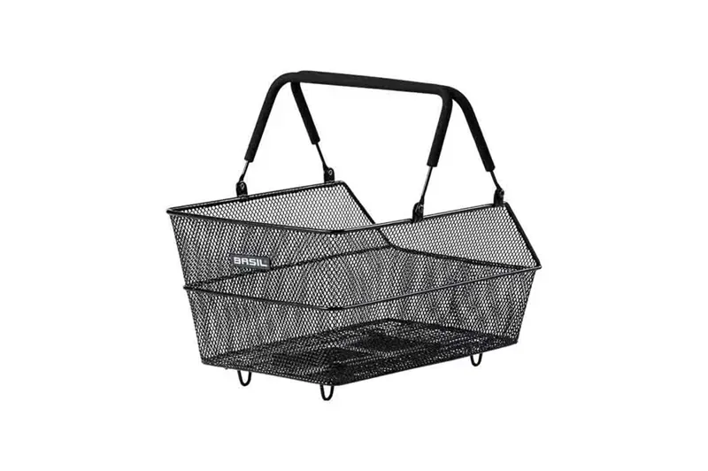 Basil Cento MIK Rear Basket in Black