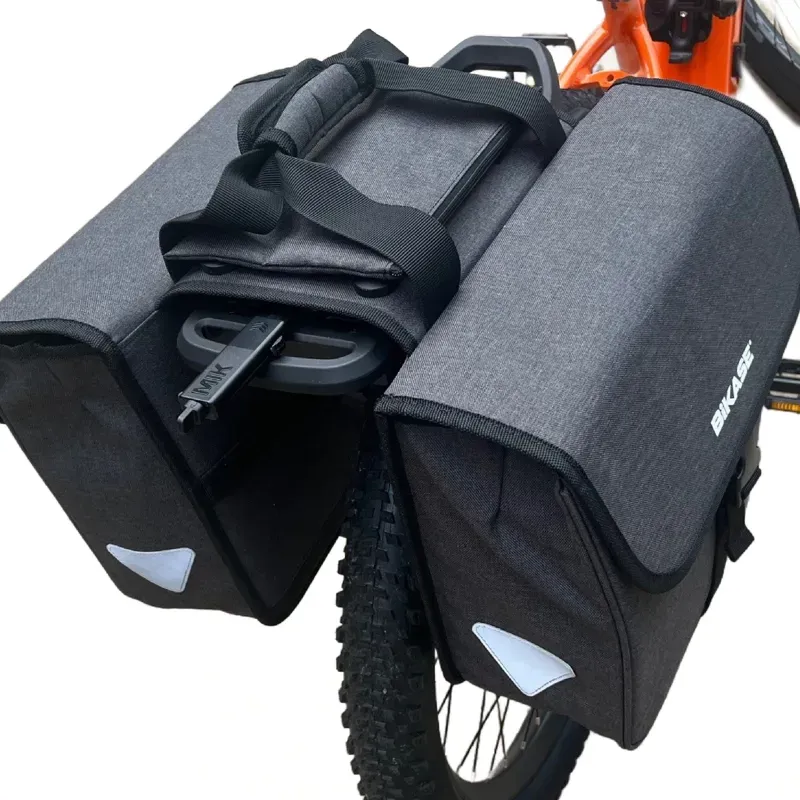 Bikase MIK Twins Pannier in Black-2