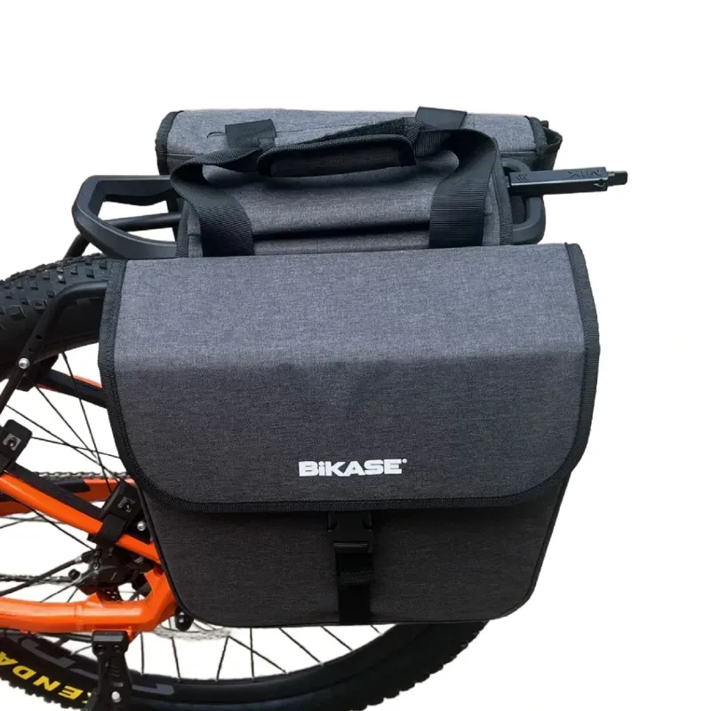 Bikase MIK Twins Pannier in Black-3
