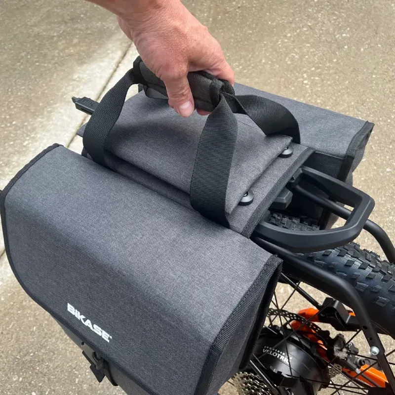 Bikase MIK Twins Pannier in Black-4