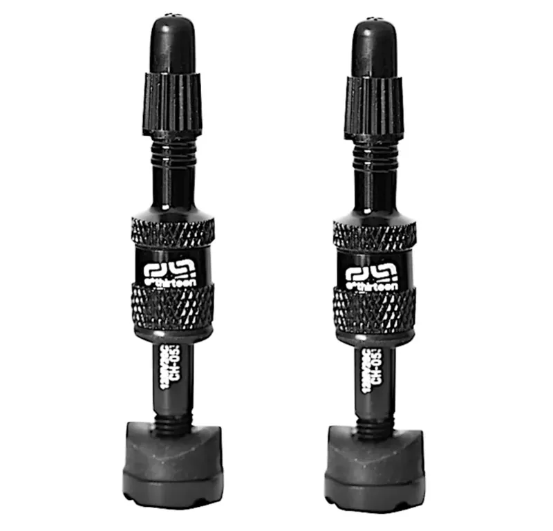 Ethirteen Quick Fill Plasma Tubeless Valve - Aluminum 23 - 31mm Black Pair