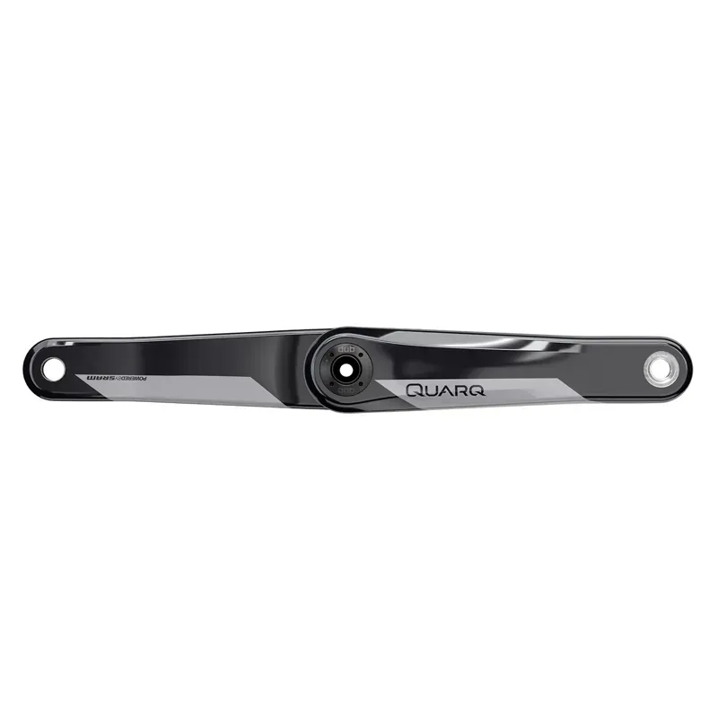 Quarq DUB Crank Arm Assembly 165mm 8 Bolt Direct Mount DUB Spindle Interface Natural Carbon D2
