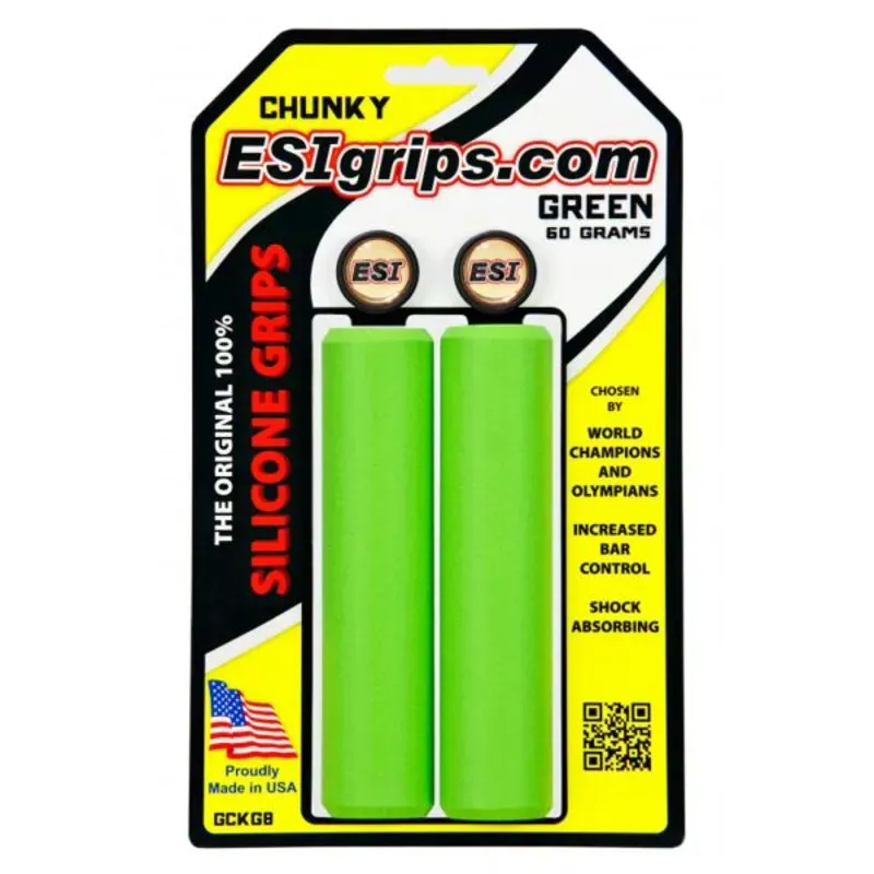 ESI 130mm Chunky Grips in Green