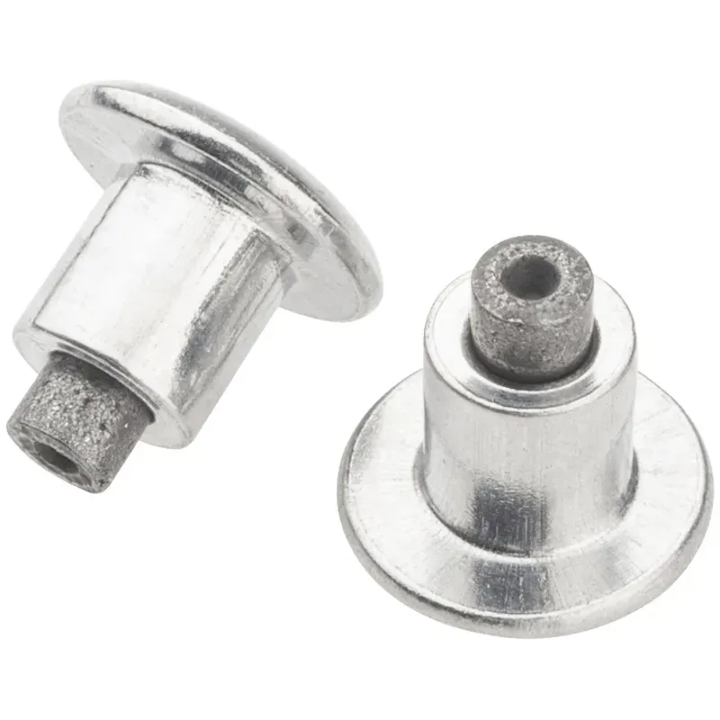 45NRTH 100 Concave Aluminum Carbide Studs in Silver