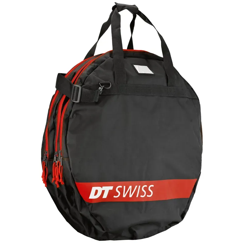 DT Swiss Triple Wheel Bag in Black/Red