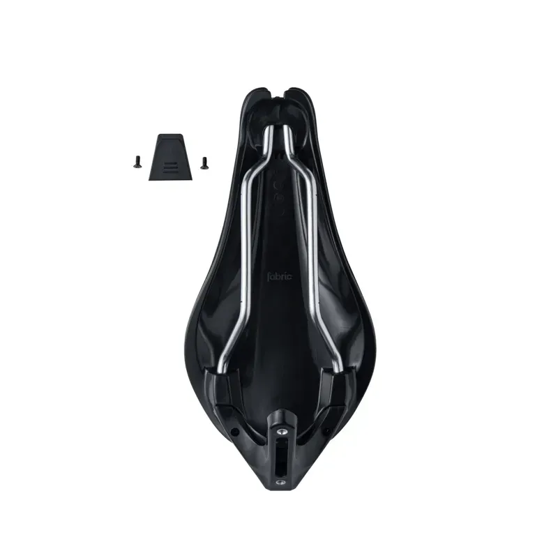 Fabric Tri Elite Flat Saddle in Black-3