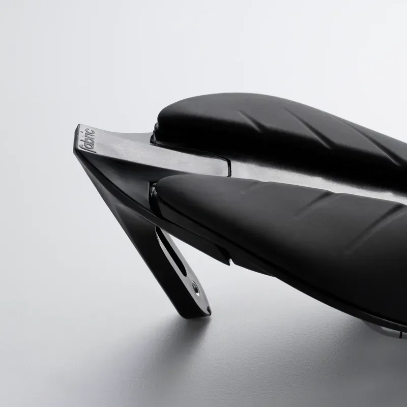 Fabric Tri Elite Flat Saddle in Black-7