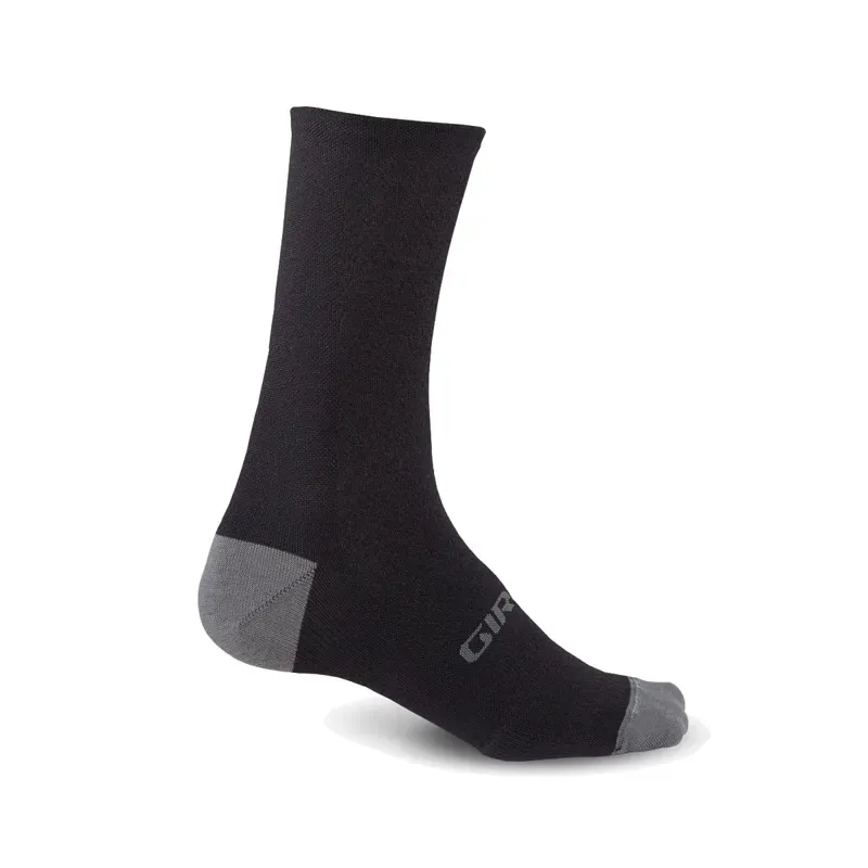 Giro Hrc+ Merino Wool Cycling Socks In Black