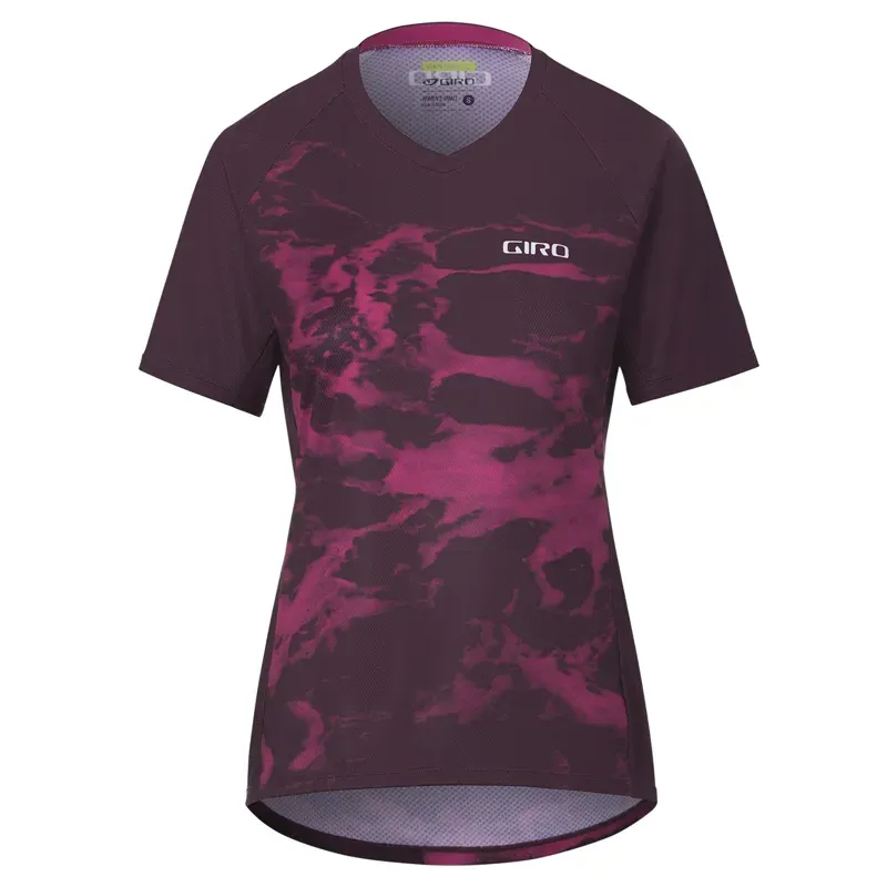 2021 Giro Women's Roust Short Sleeve MTB Jersey in Purple