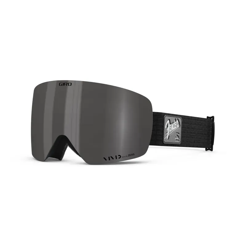 Giro Contour Vivid Smoke/Vivid Infared Snow Goggles in Fender Silverburst