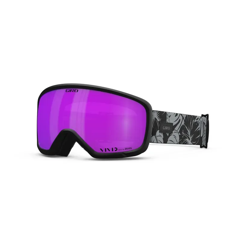 Giro Millie Women's Snow Goggle in Vivid Pink/Black and Gray Botanical