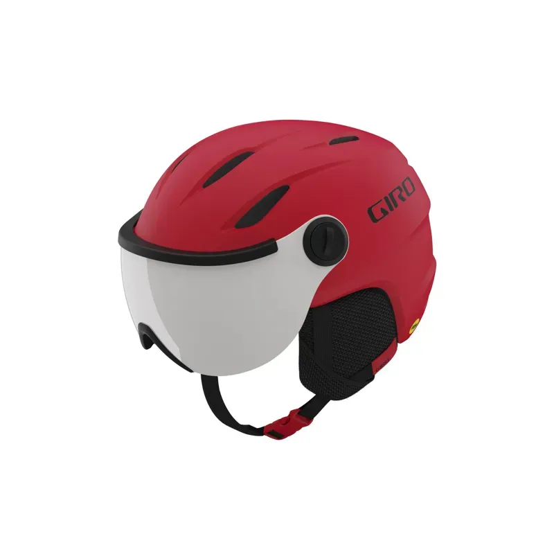 Giro Buzz MIPS Youth Snow Helmet in Matte Bright Red
