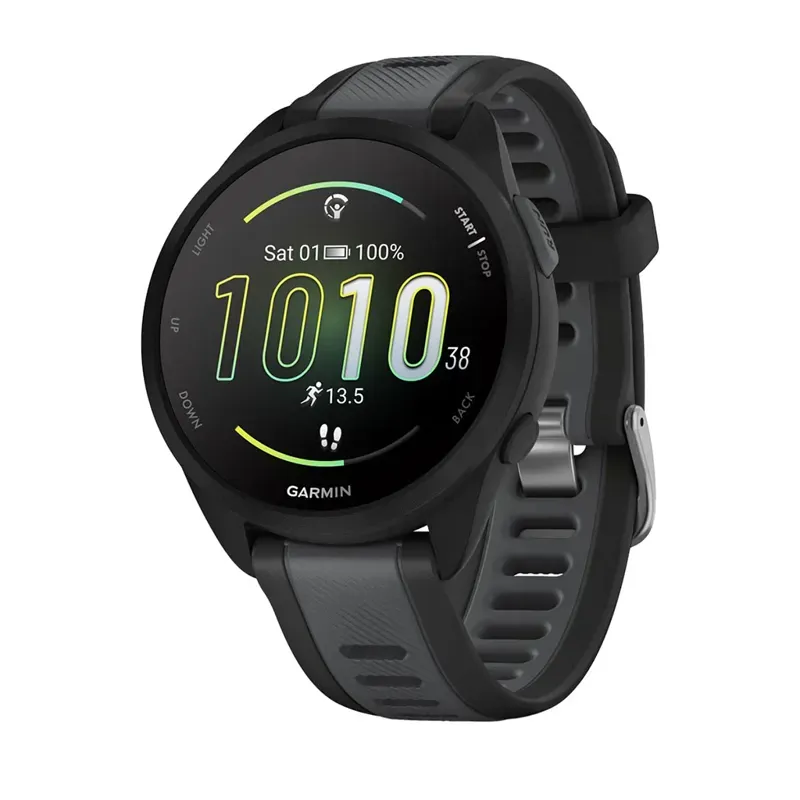 Garmin Forerunner 165 Watch in Black/Slate Gray-1