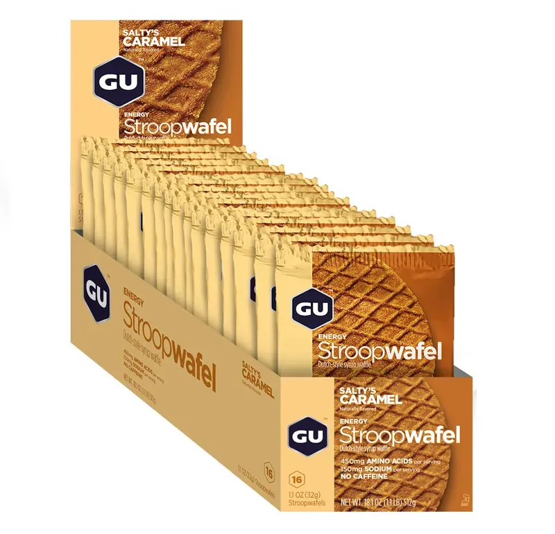 Gu Stroopwafel 16-pack - Salty's Caramel